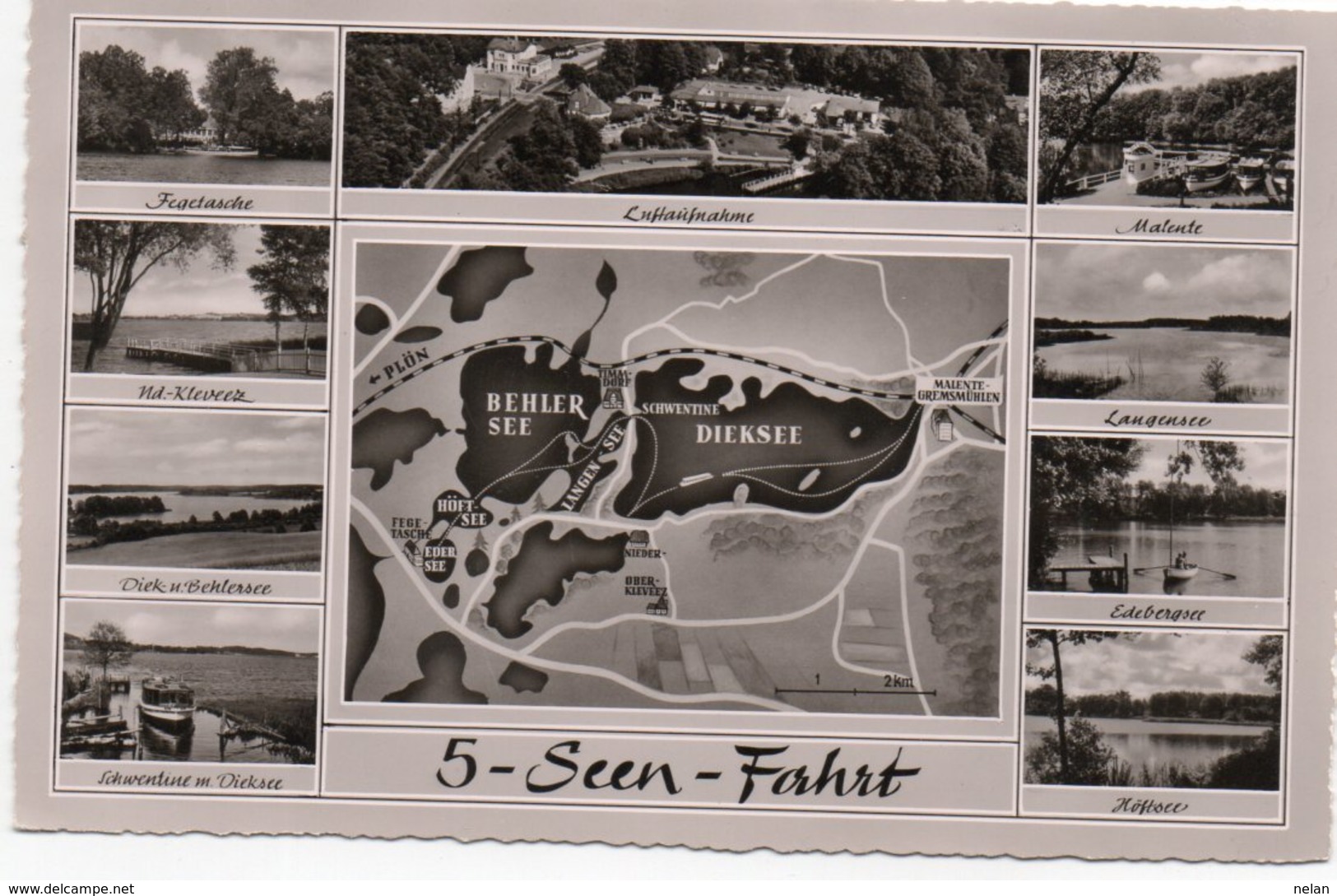 5-SEEN-FAHRT-NON VIAGGIATA -REAL PHOTO - Malente-Gremsmuehlen