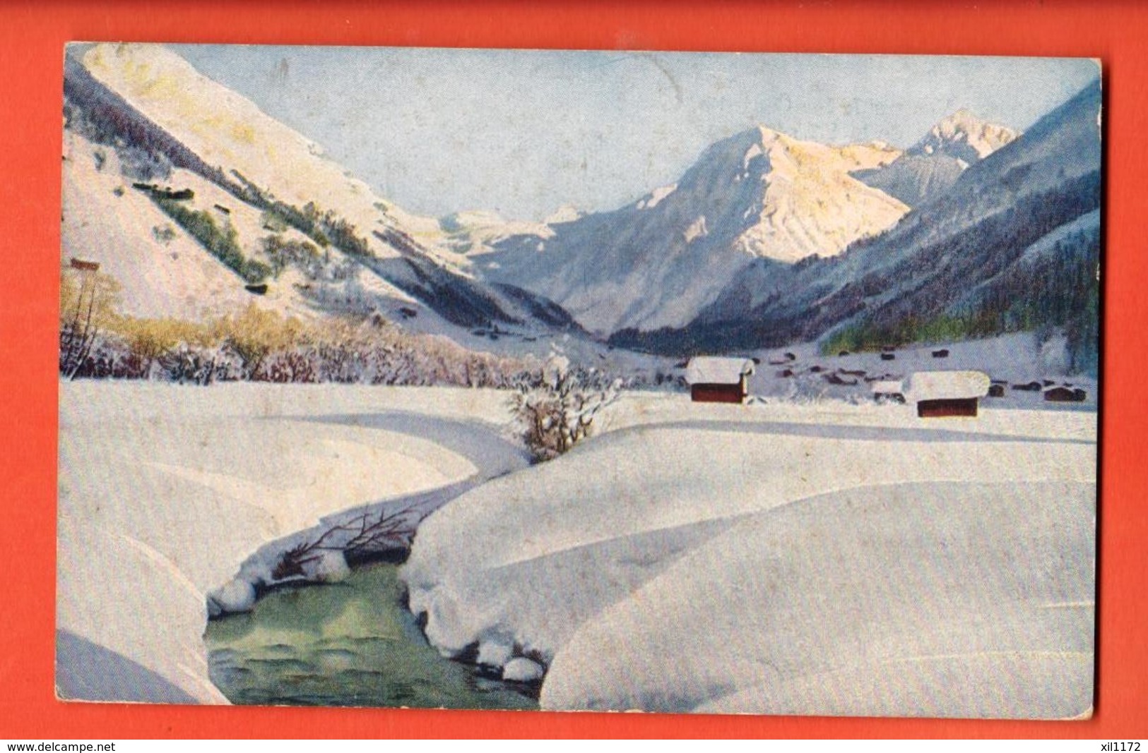 MTU-08 Klosters Im Winter  Piz Canard U. Gruppe Silvretta. Gelaufen 1934 Nach Brussels - Klosters