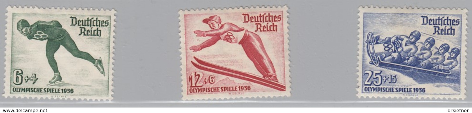 DR  600-602, Postfrisch *, Olympische Winterspiele 1936 - Neufs