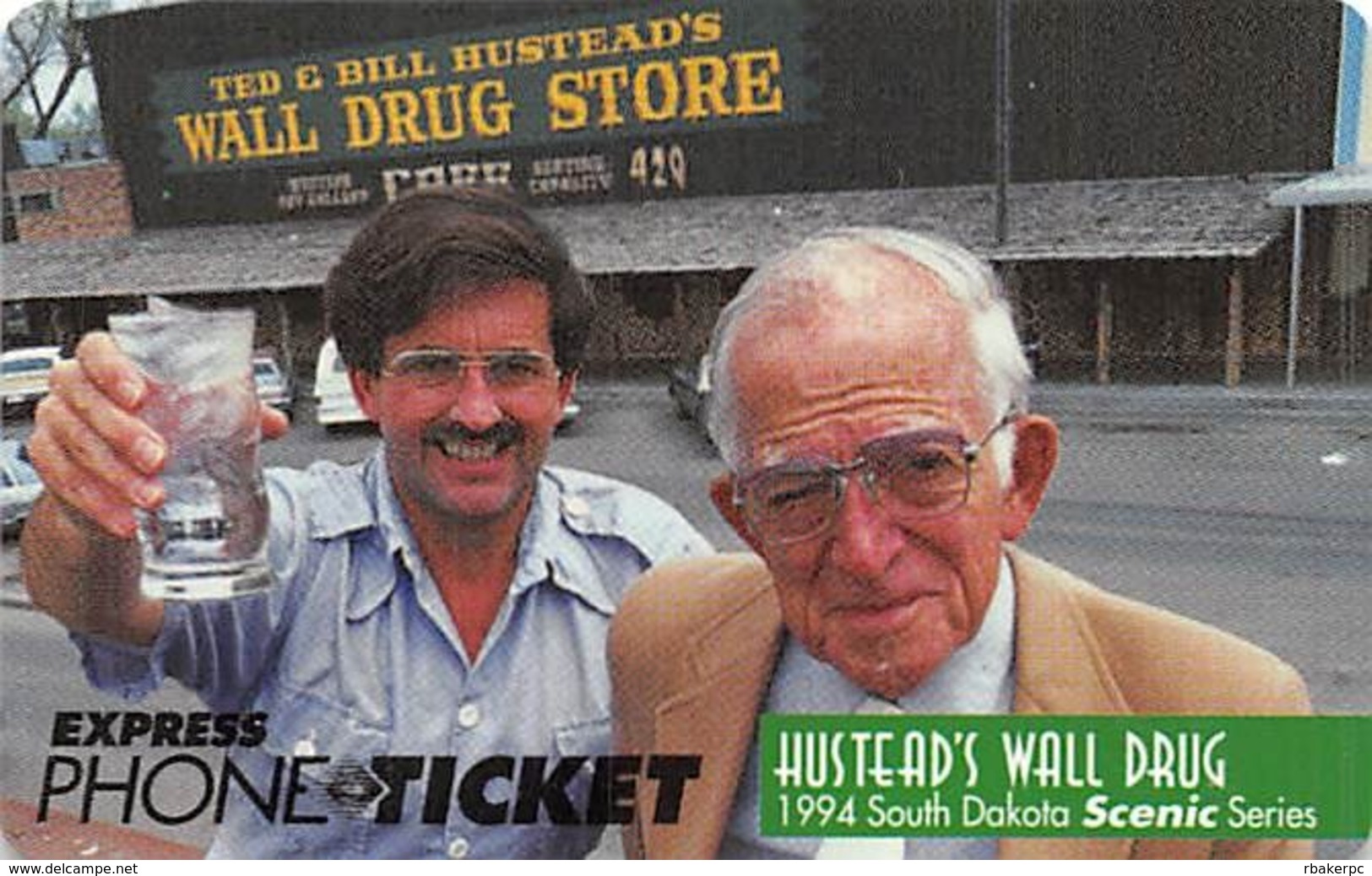 Wall Drug Store Express Phone Ticket - Advertising