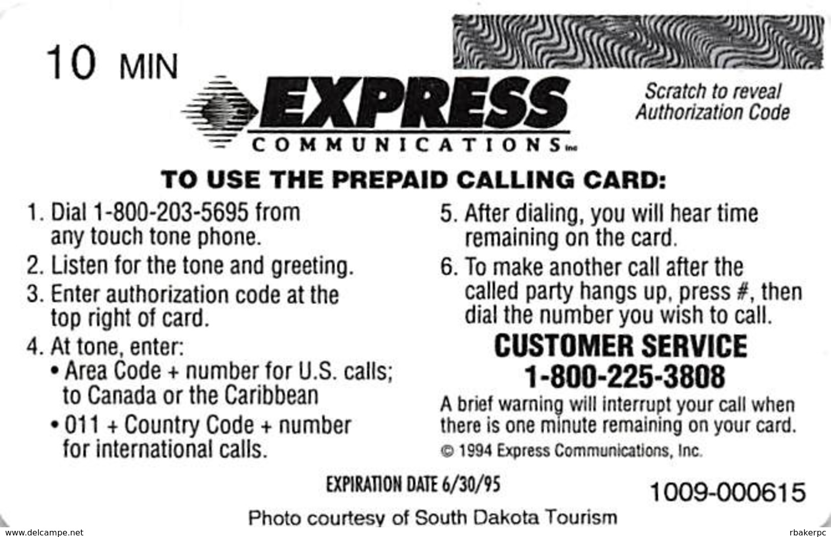 Wall Drug Store Express Phone Ticket - Advertising