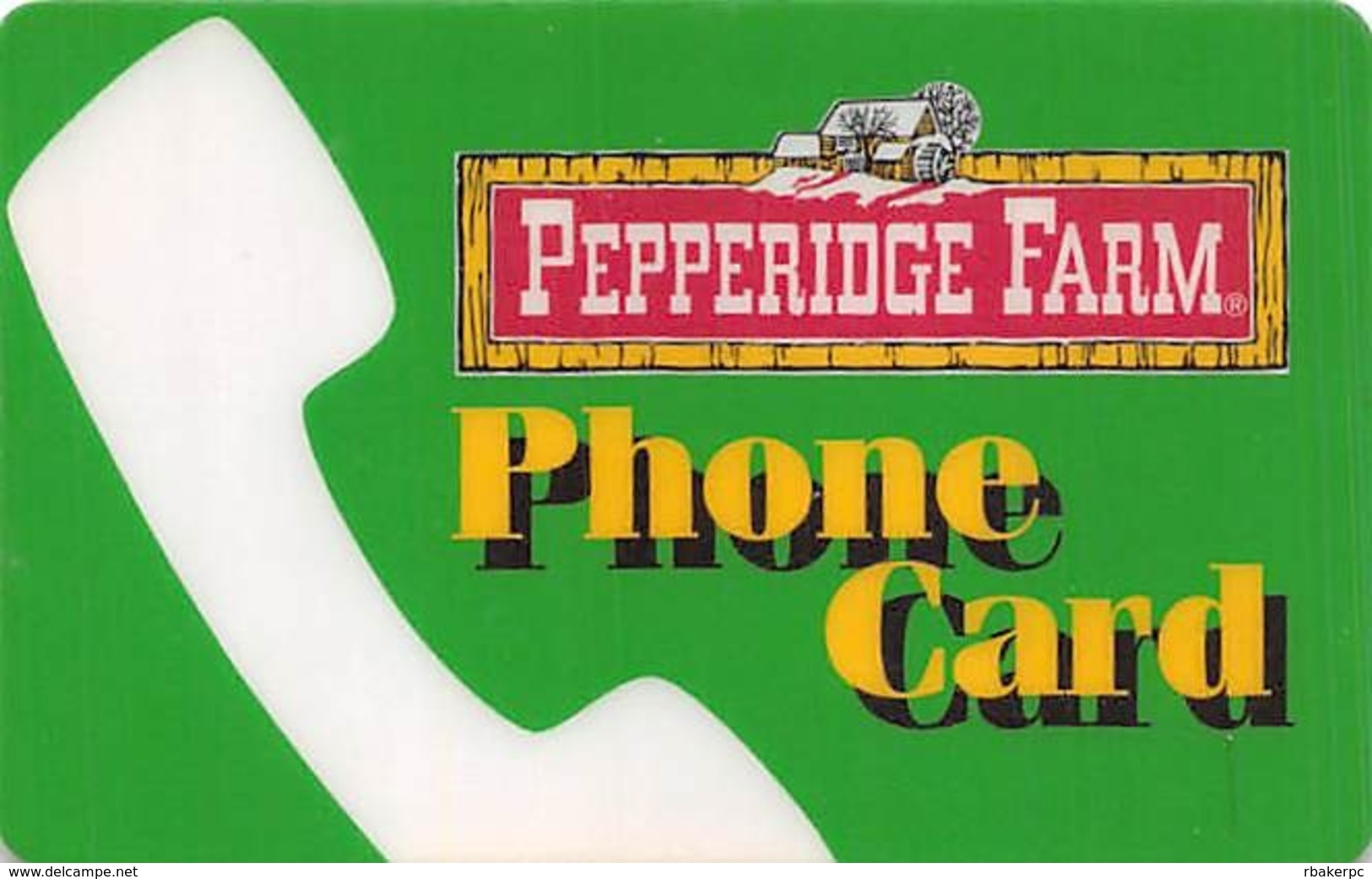 Pepperidge Farm Phone Card - Advertising