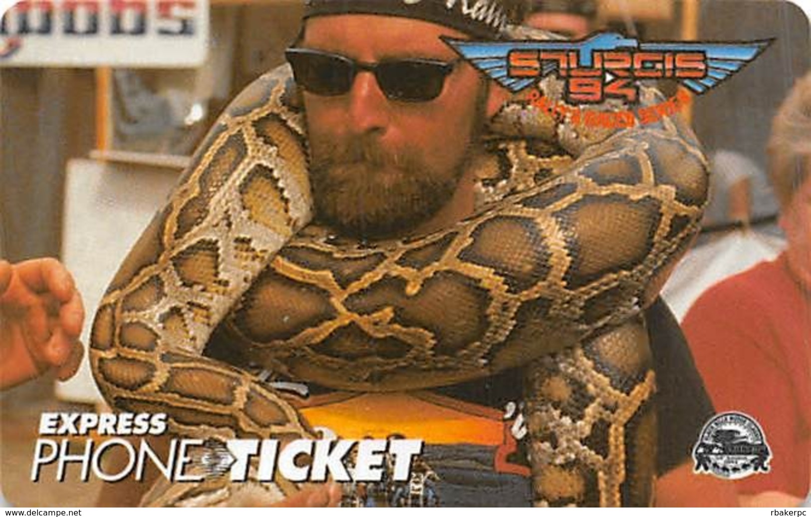 Sturgis 1994 Motocycle Rally Express Phone Ticket - Motorfietsen