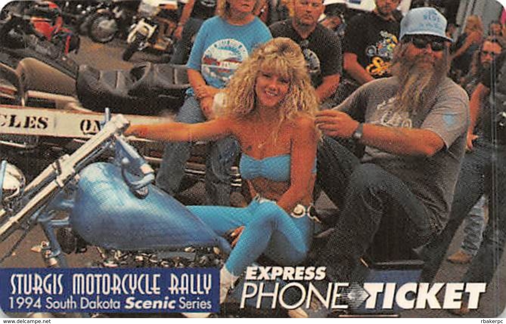 Sturgis 1994 Motocycle Rally Express Phone Ticket - Motorbikes