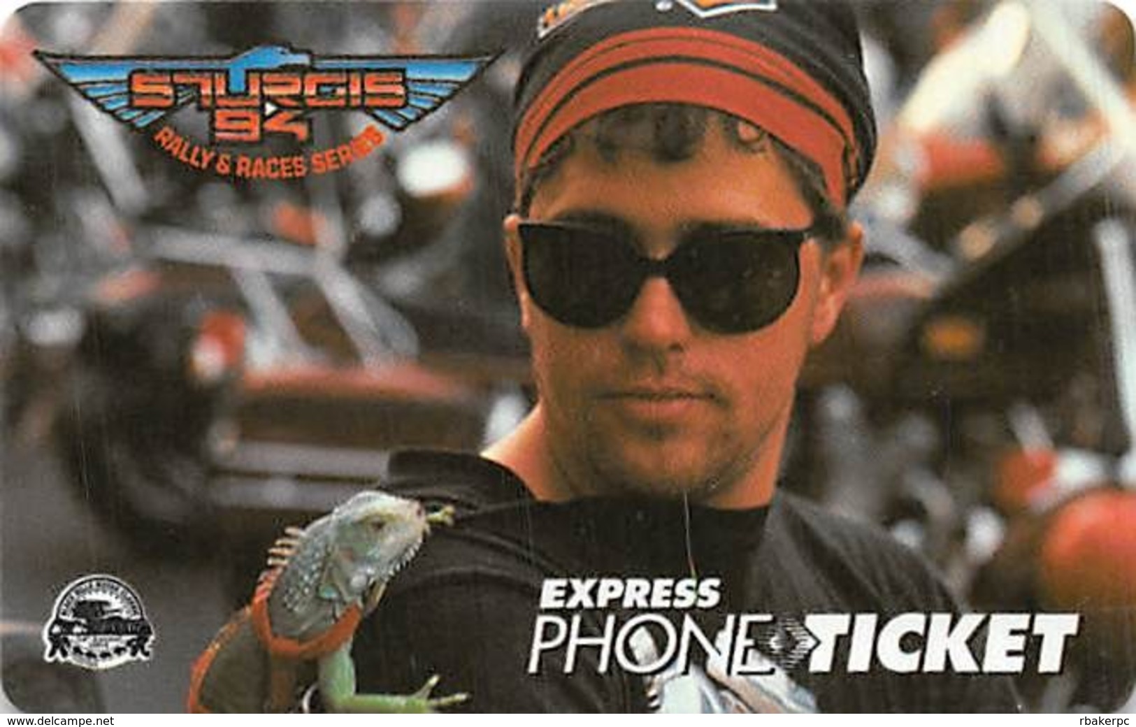 Sturgis 1994 Motocycle Rally Express Phone Ticket - Motorbikes