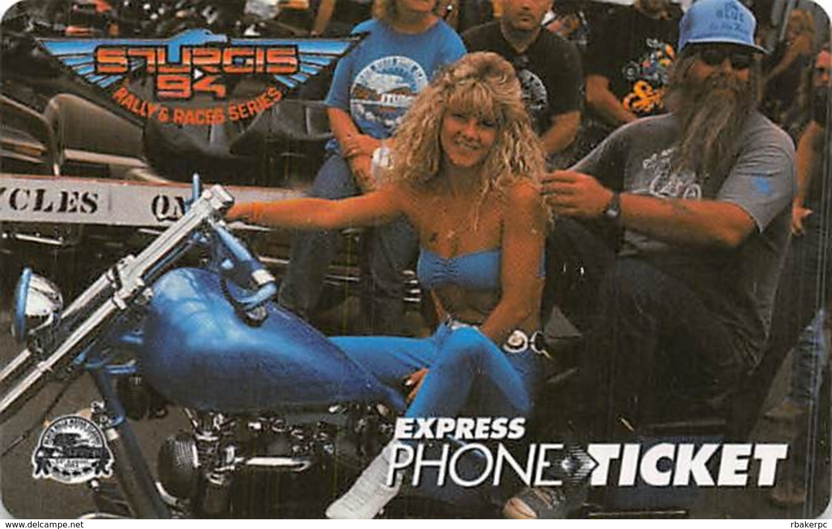 Sturgis 1994 Motocycle Rally Express Phone Ticket - Motorbikes