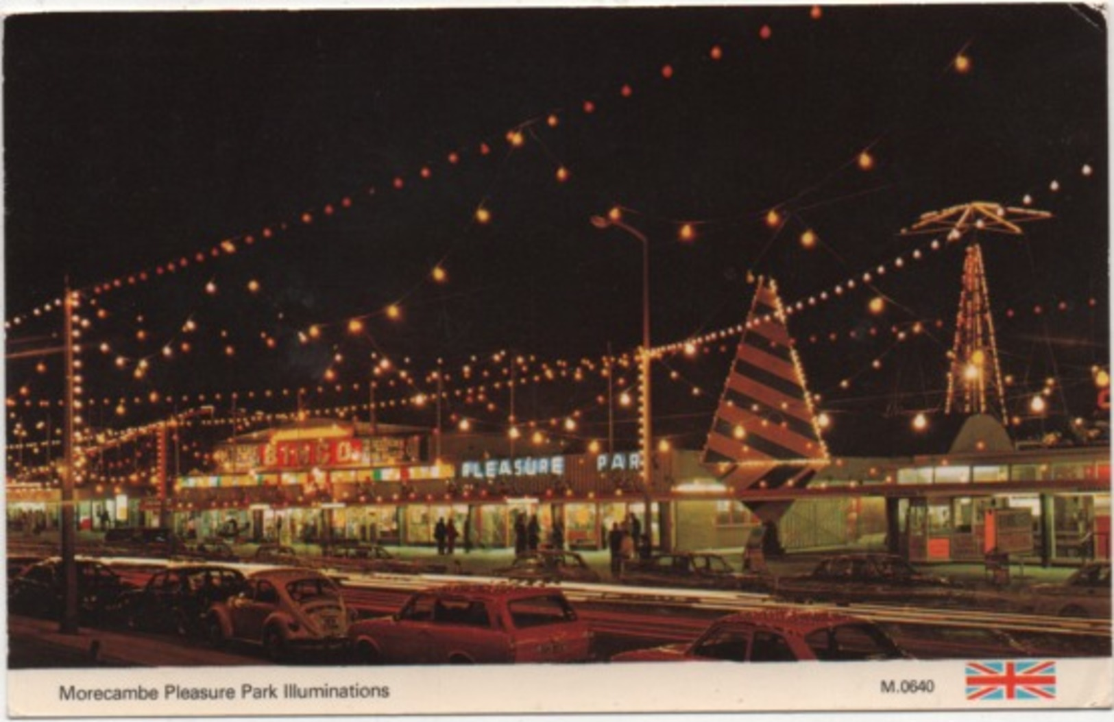 Morecambe Pleasure Park Illuminations. Viaggiata 1983 Con Annullo A Targhetta Join The Territorial Army - Altri & Non Classificati