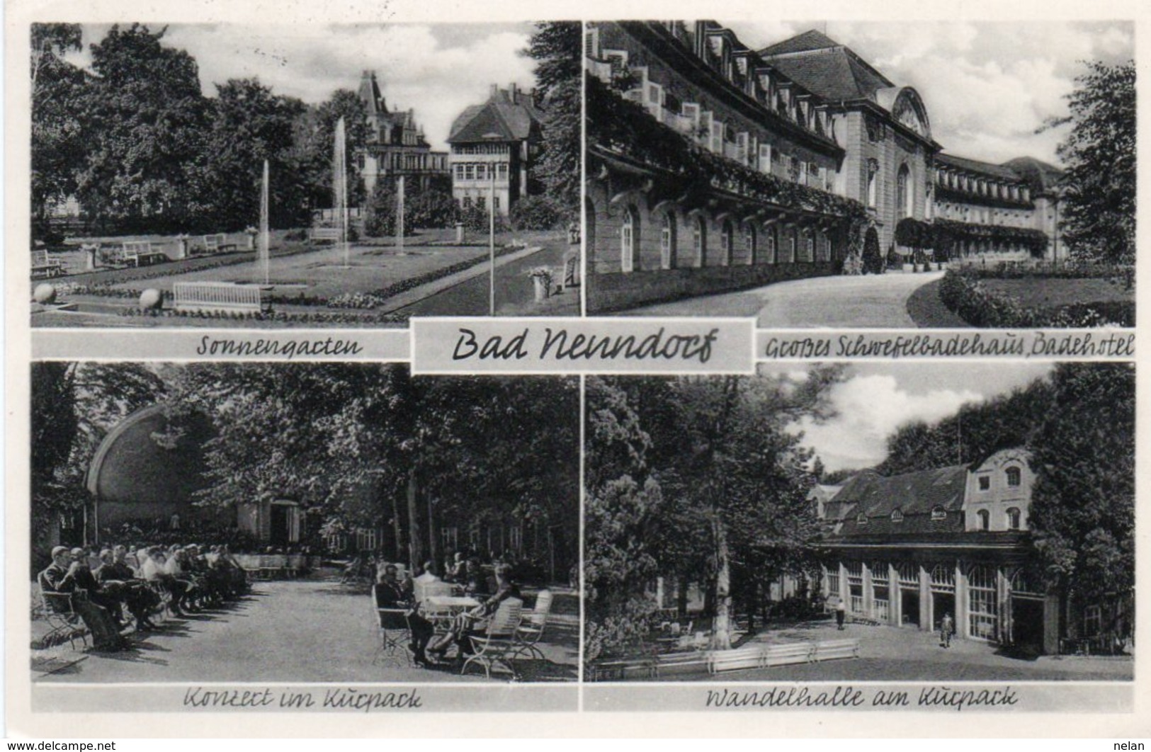 BAD NEUNDORF- VIAGGIATA 1955 - Bad Nenndorf