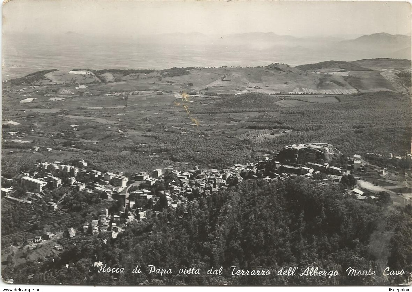 W4590 Rocca Di Papa (Roma) - Panorama Visto Dal Terrazzo Dell'Albergo Monte Cavo / Viaggiata 1955 - Altri & Non Classificati