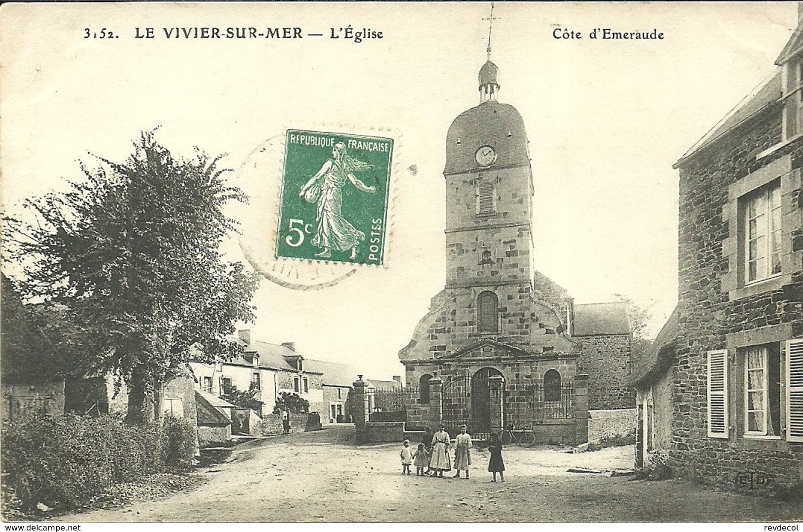 LE VIVIER SUR MER  --   L'Eglise                                               -- ELD 3152 - Altri & Non Classificati