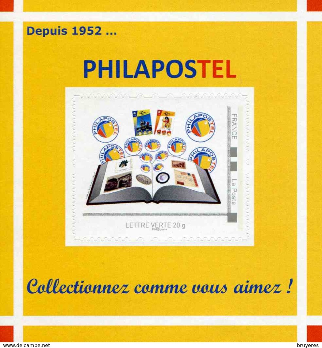 Mini Collector De 2019 Avec Timbre Adhésif "PHILAPOSTEL Collectionnez Comme Vous Aimez - ID Timbre LETTRE VERTE 20 G" - Collectors