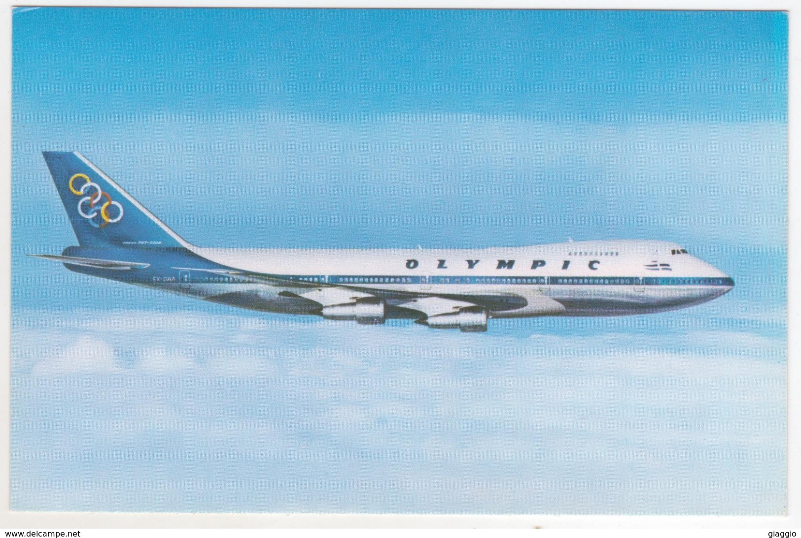 °°° 14027 - OLYMPIC AIRWAYS - BOEING 747-200 B JUMBO JET °°° - 1946-....: Era Moderna