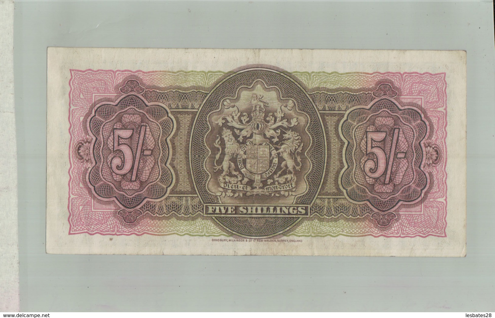 BILLET BANQUE   BERMUDA GOVERNMENT Gouvernement Des Bermudes. 5 Shillings  -sept  2019  Alb Bil - Bermuda