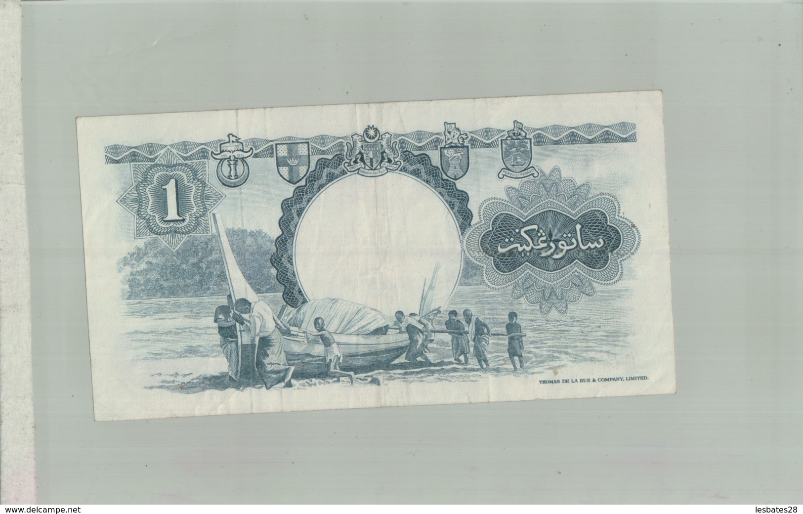 BILLET BANQUE  ONE DOLLAR  MALAYA AND BRITISH  BORNEO  MALAISIE Et BORNEO BRITANNIQUE 1959 -sept  2019  Alb Bil - Malaysie