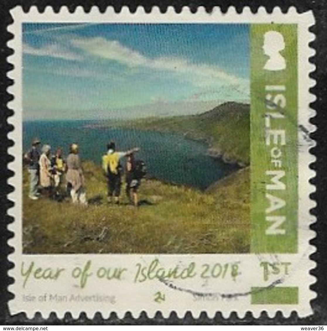 Isle Of Man 2018 Year Of Our Island 1st Type 1 Self Adhesive Good/fine Used [39/32019/ND] - Isle Of Man