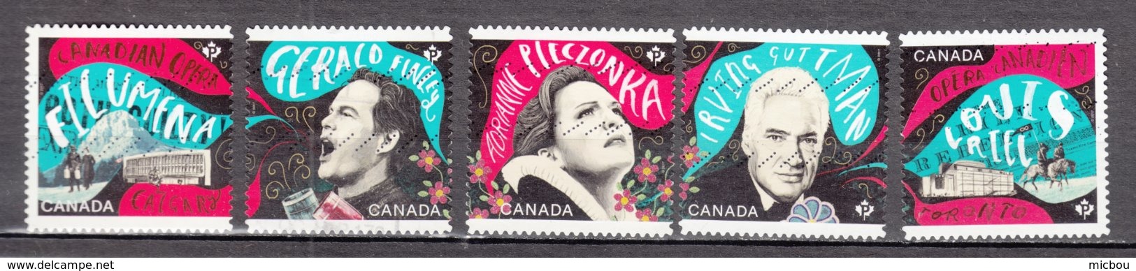 ##12, Canada, Série Complète, Complete Set, Opéra - Used Stamps