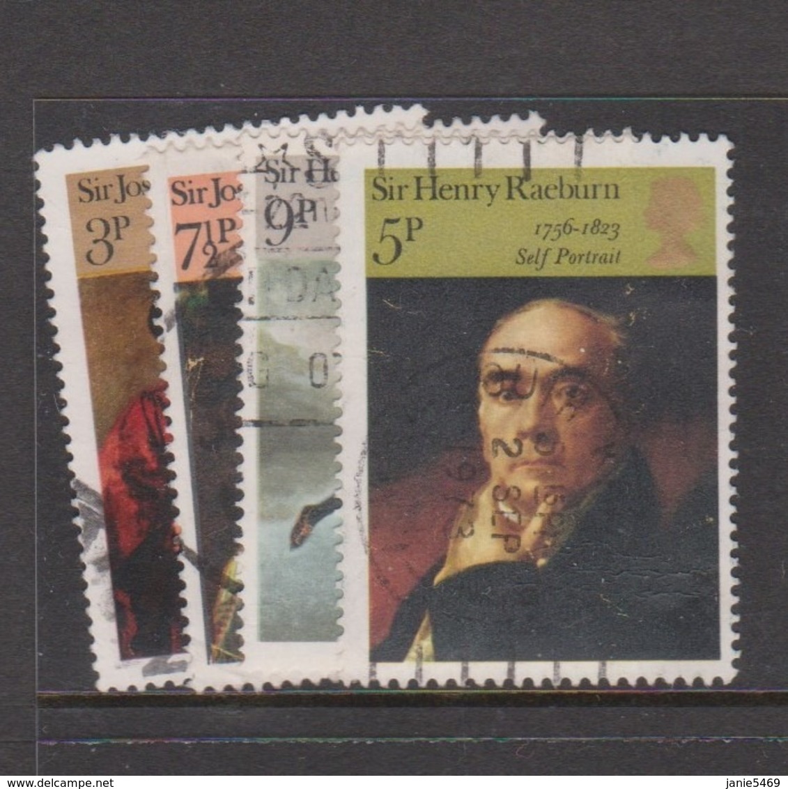 Great Britain SG 931-934 1973 British Paintings,used - Used Stamps