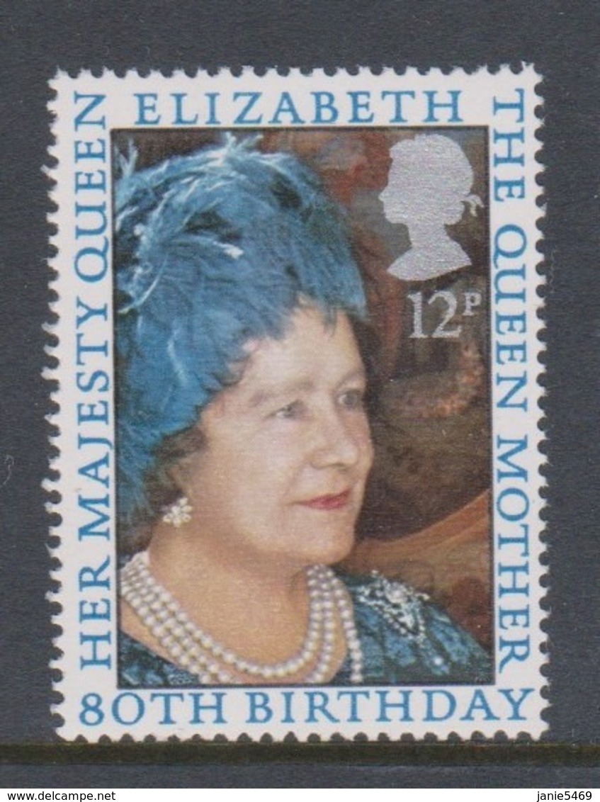 Great Britain SG 1127 1980 80th Birthday Of Queen Mother,mint Never Hinged - Used Stamps