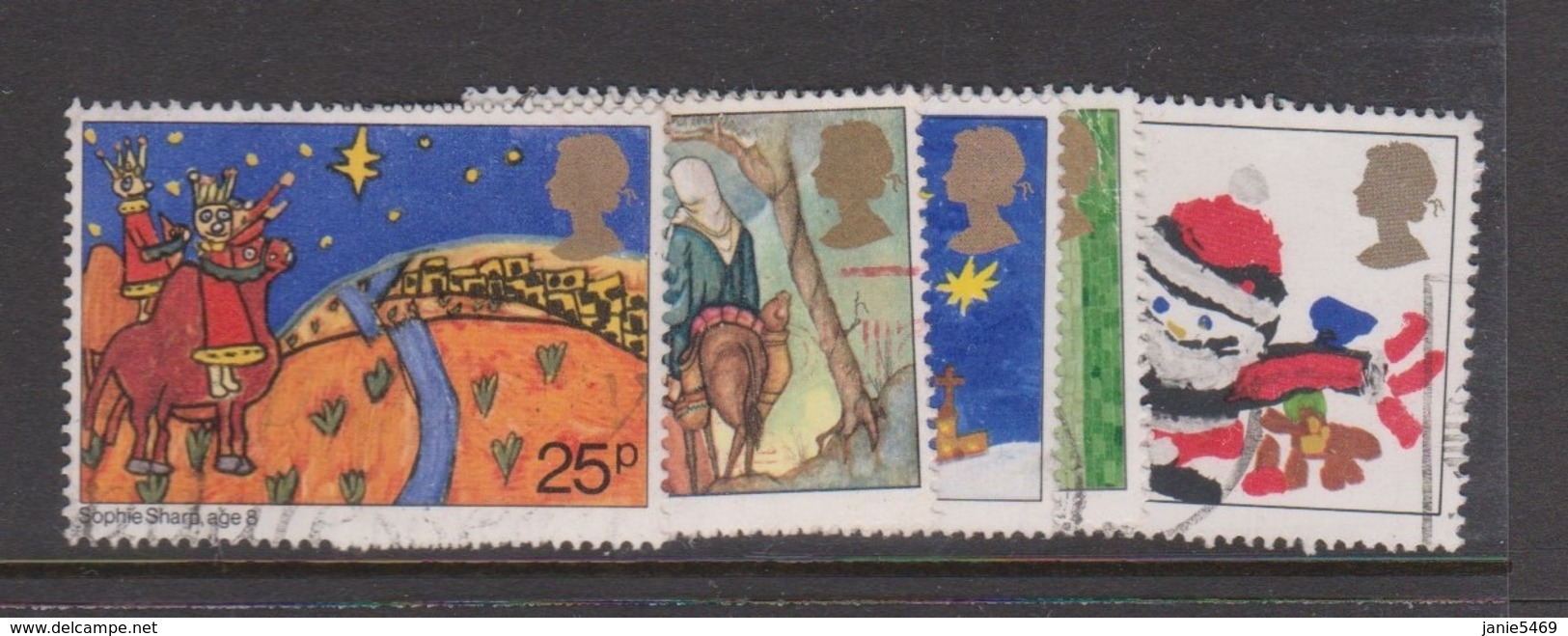 Great Britain SG 1170-1174 1981 Christmas ,used - Used Stamps