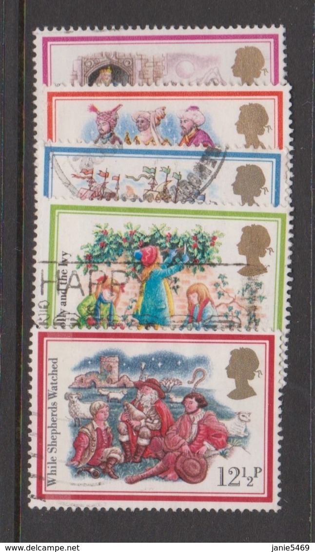 Great Britain SG 1202-1206 1982 Christmas,used - Used Stamps