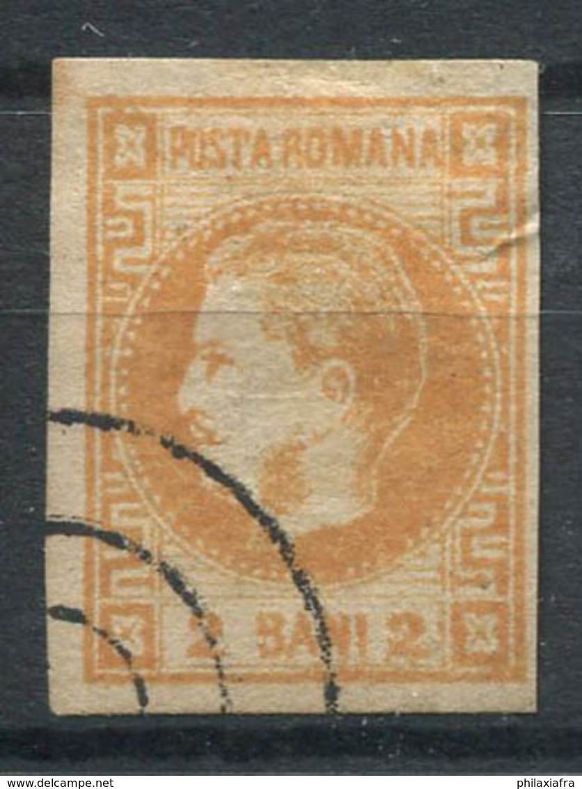 Roumanie 1868 Mi. 17 Oblitéré 20% 2 B, Prince Charles I - 1858-1880 Moldavie & Principauté
