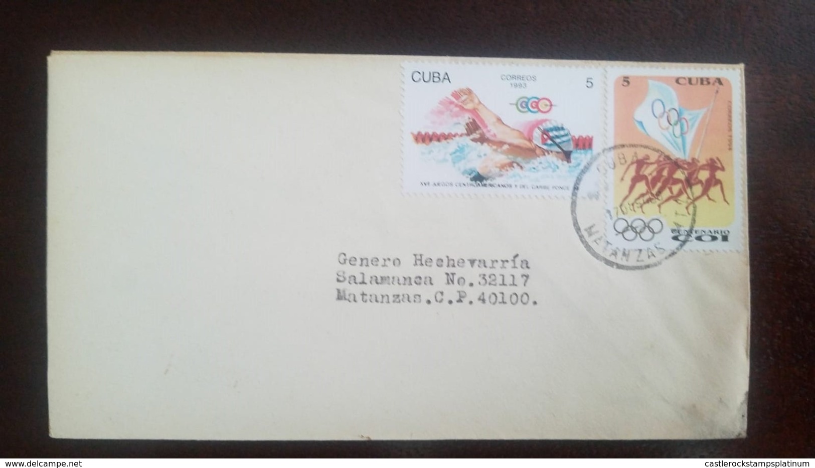 O) 1994 CUBA - CARIBBEAN,  CENTRAL AMERICAN AND CARIBBEAN GAMES  - PONCE PUERTO RICO - SWIMMING SC 3533, INTERNATIONAL O - Cartas & Documentos