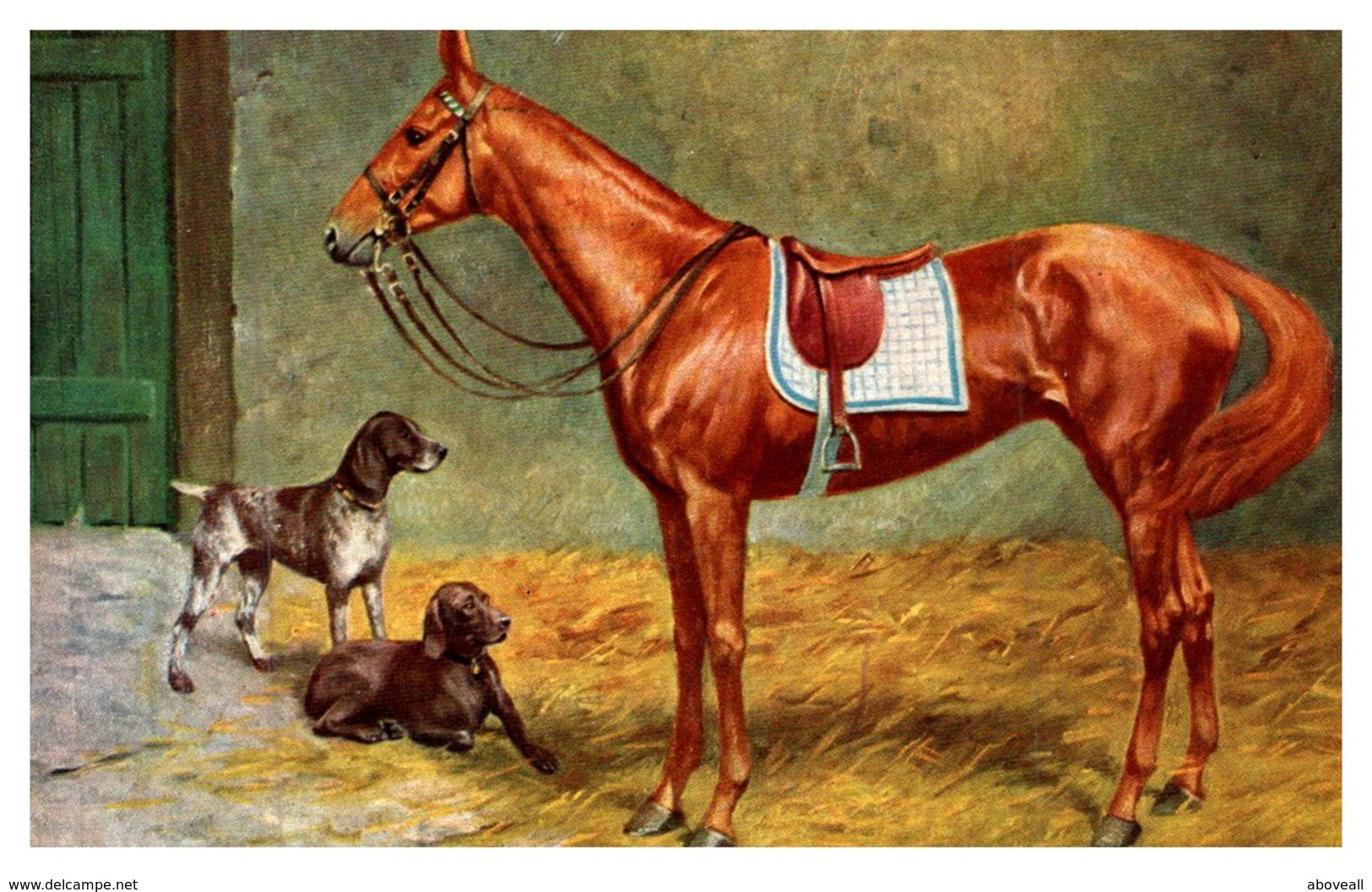 Dog ,  Horse And Dogs - Chiens