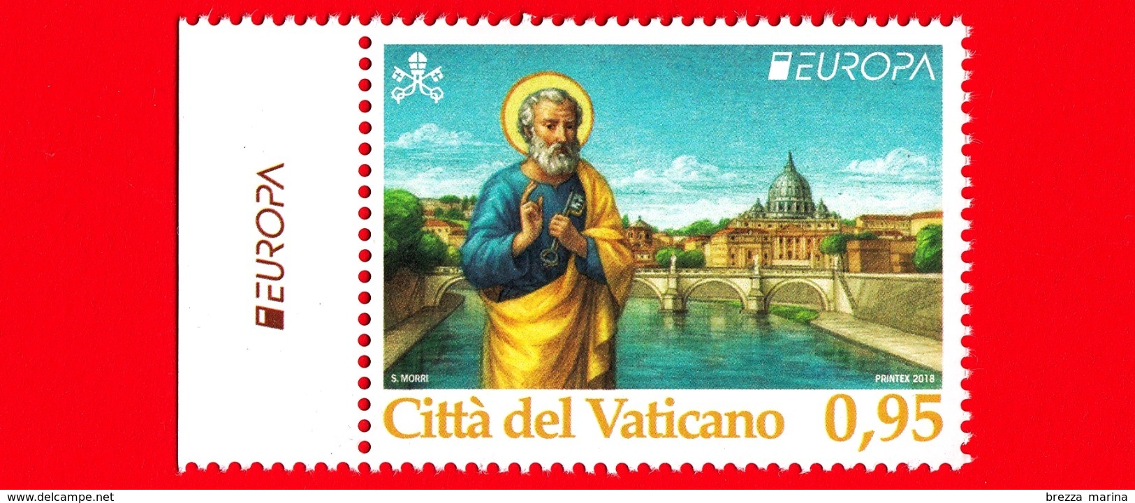 Nuovo - MNH - VATICANO - 2018 - Europa - S.Pietro E Ponte S.Angelo, A Roma - 0.95 - Unused Stamps