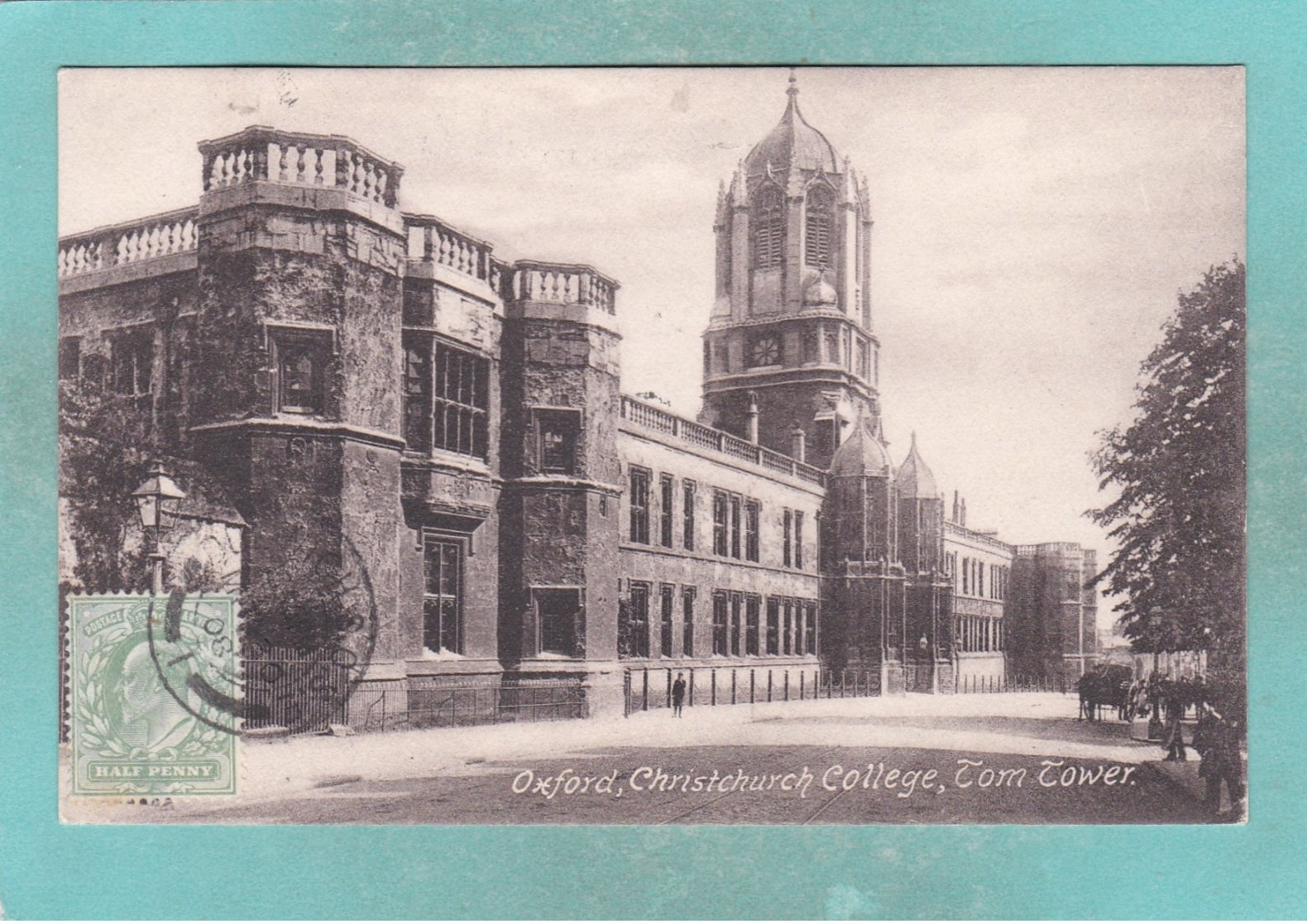 Small Old Post Card Of Christchurch College,Tom Tower,Oxford,Oxfordshire,S72. - Oxford