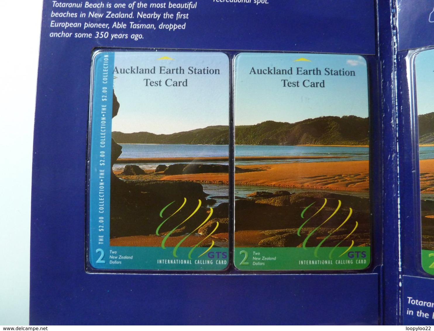 New Zealand - Inaugural Int - $2 Auckland Earth Station Test Cards - 1995 - Set Of 4 - Puzzle - 1000ex - Mint In Folder - New Zealand