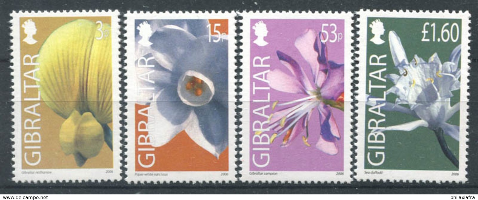 Gibraltar 2006 Mi. 1146-1149 Neuf ** 100% Fleurs - Gibraltar