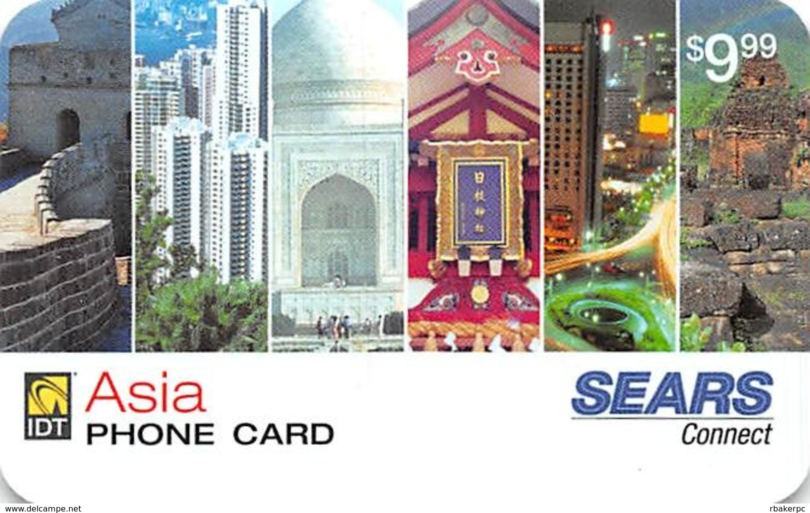Sears Connect IDT Asia Phone Card - Andere & Zonder Classificatie