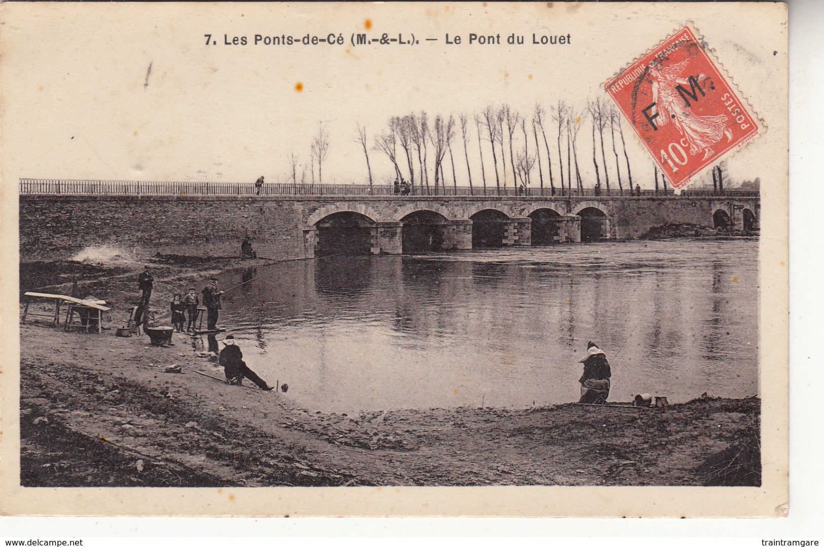 49 - Les Ponts-de-cé - Pont Du Louet - Au Verso Affaire Delhumeau - Crime (r) - Les Ponts De Ce