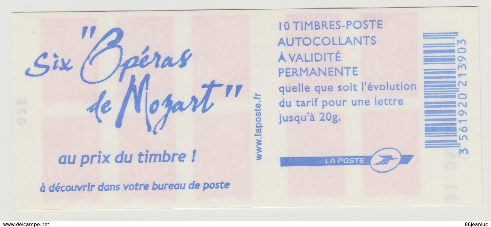 France : Carnet  N° 3744 C11- Marianne De Lamouche - Variété : " Date Basse " - Autres & Non Classés