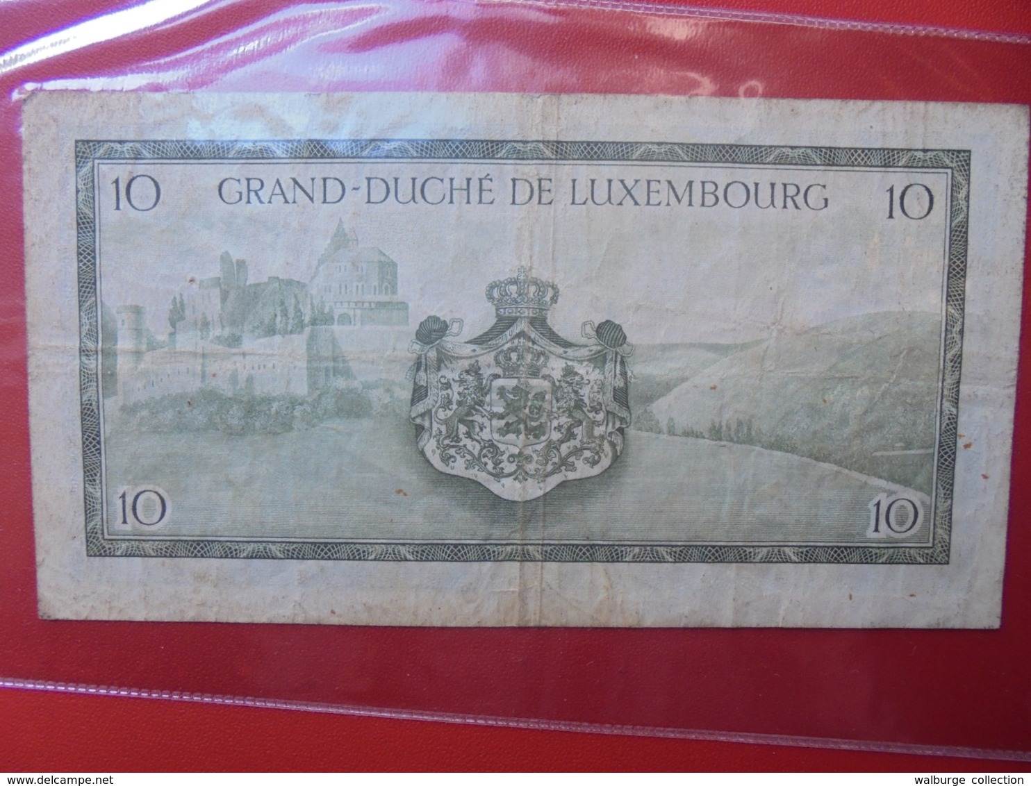 LUXEMBOURG 10 FRANCS (NON-DATE) CIRCULER (B.7) - Luxembourg