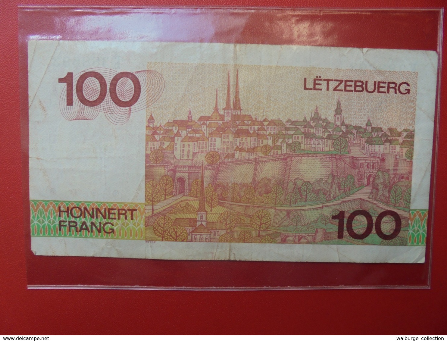 LUXEMBOURG 100 FRANCS 1986 CIRCULER (B.7) - Luxembourg