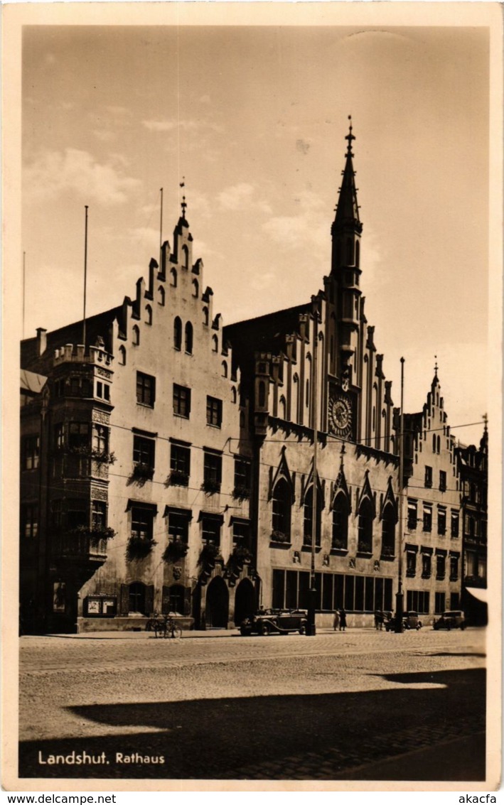 CPA AK Landshut Rathaus GERMANY (891703) - Landshut