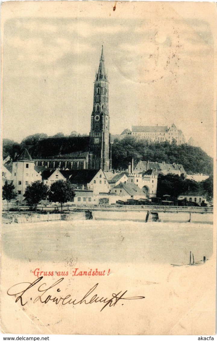 CPA AK Gruss Aus Landshut GERMANY (891705) - Landshut