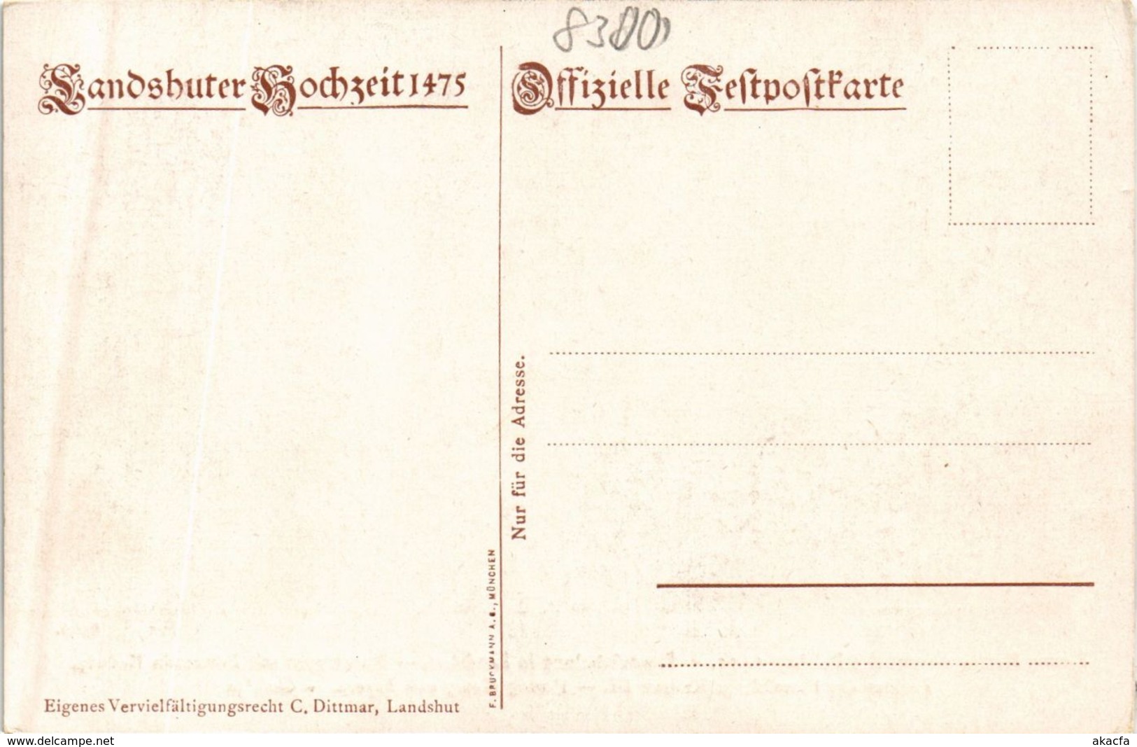 CPA AK Landshut Einzug Herzog Georg Des Reichen 1475 GERMANY (891726) - Landshut