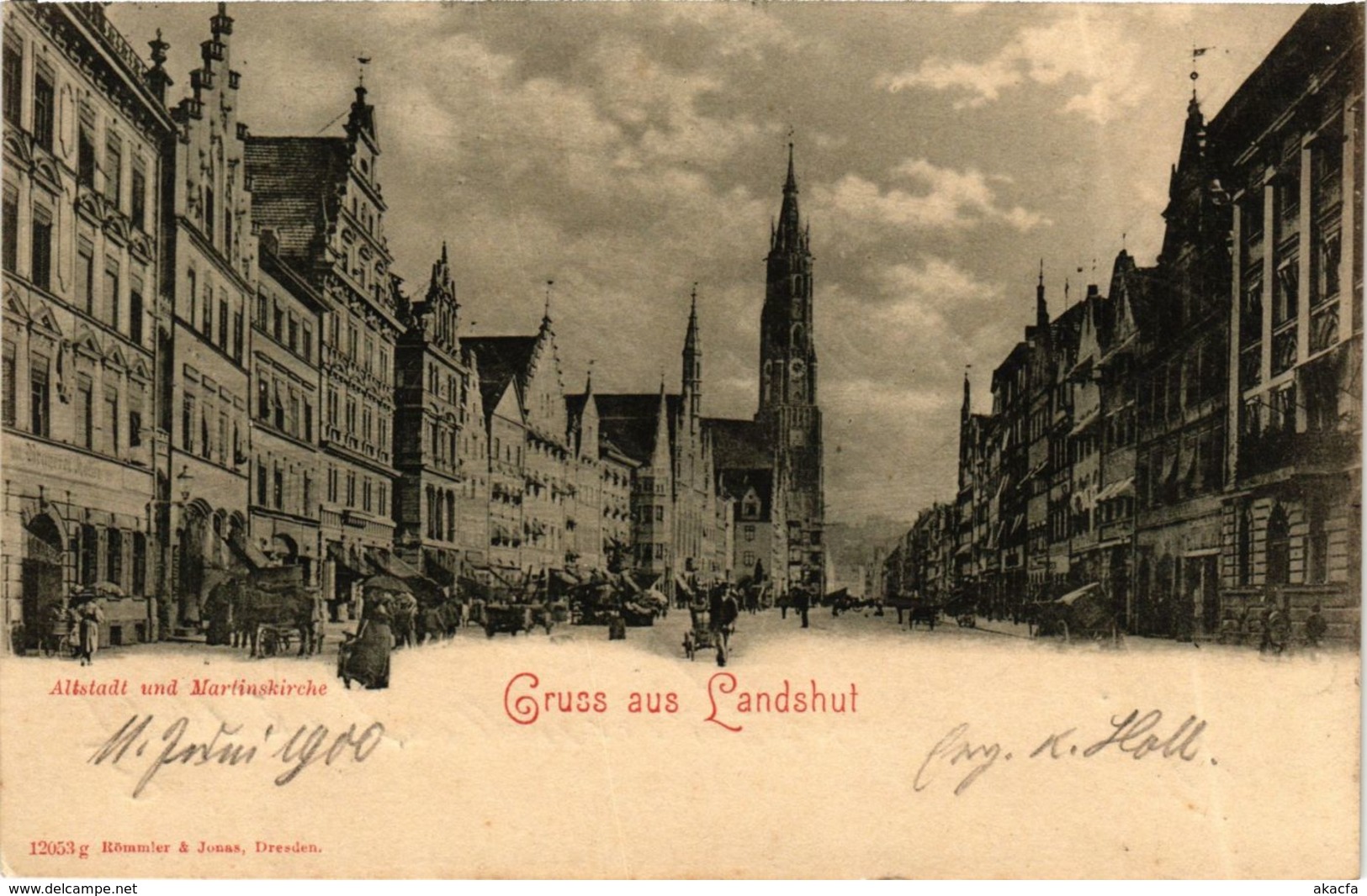 CPA AK Gruss Aus Landshut GERMANY (891773) - Landshut