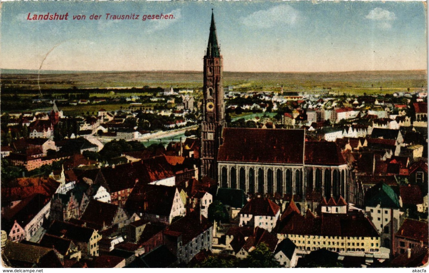 CPA AK Landshut Von Der Trausnitz Gesehen GERMANY (891778) - Landshut