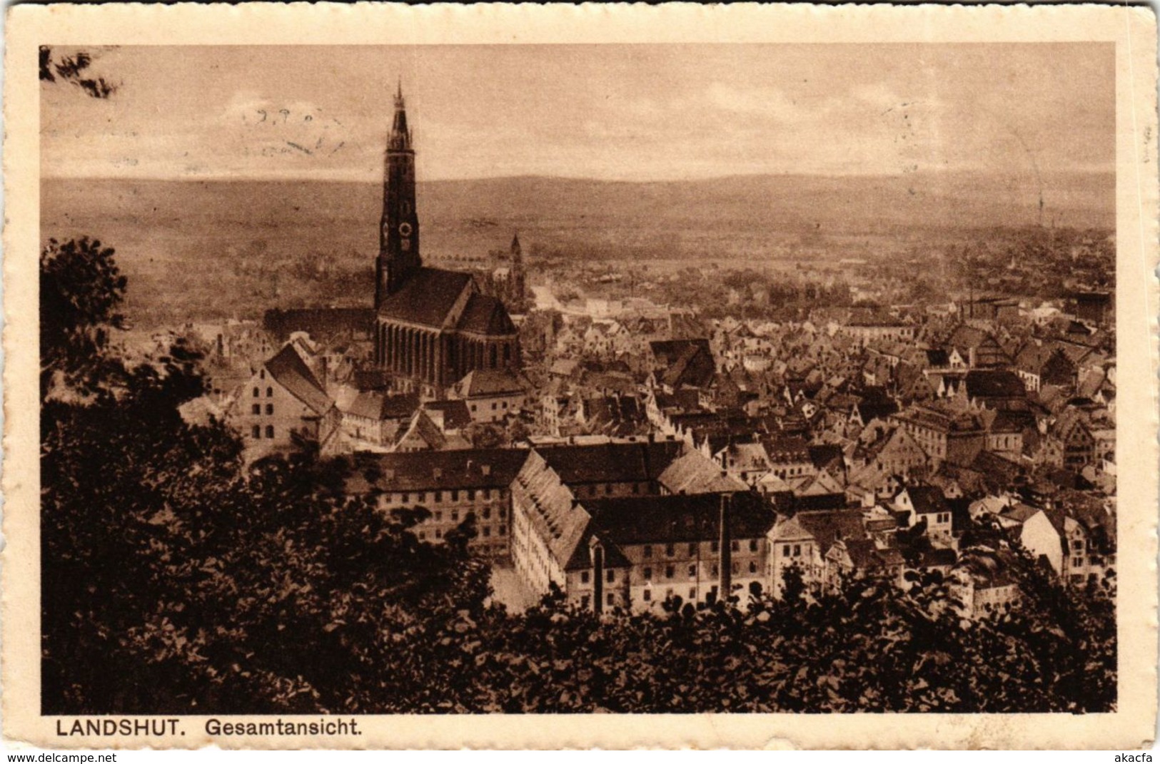 CPA AK Landshut Gesamtansicht GERMANY (891819) - Landshut