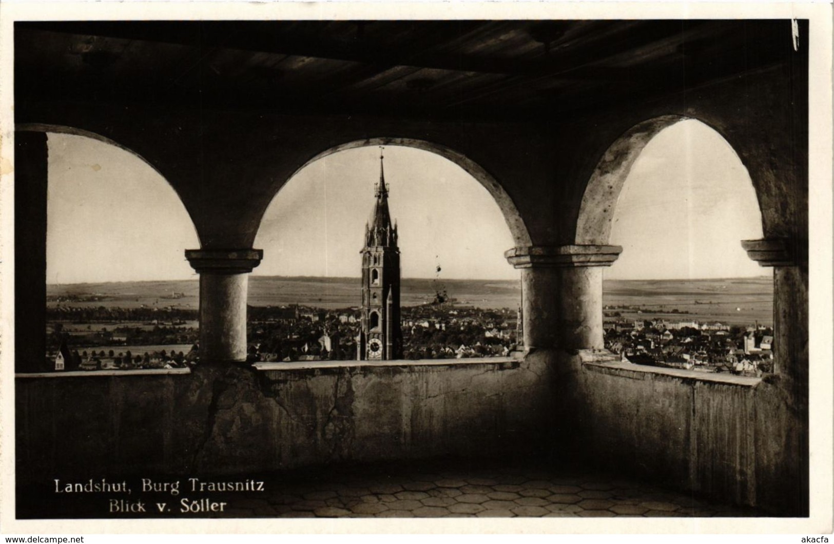 CPA AK Landshut Burg Trausnitz, Blick V.Soller GERMANY (891830) - Landshut