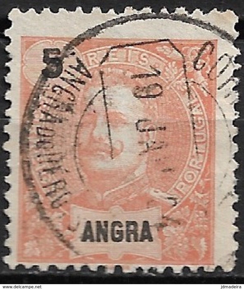 Angra – 1897 King Carlos 5 Réis - Angra