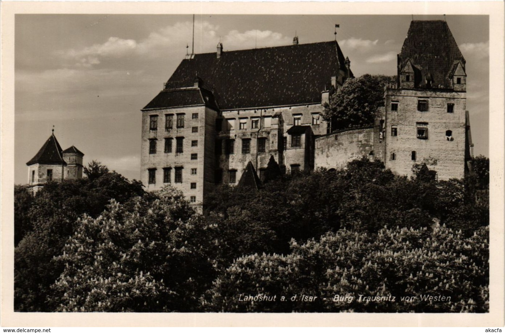 CPA AK Landshut Burg Trausnitz Von Westen GERMANY (891835) - Landshut