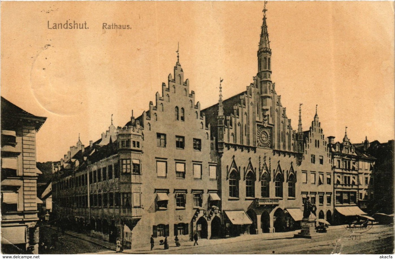 CPA AK Landshut Rathaus GERMANY (891855) - Landshut