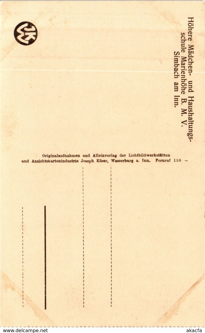 CPA AK Simbach Engl.Institut Marienhohe St.Josephsklause GERMANY (891876) - Simbach