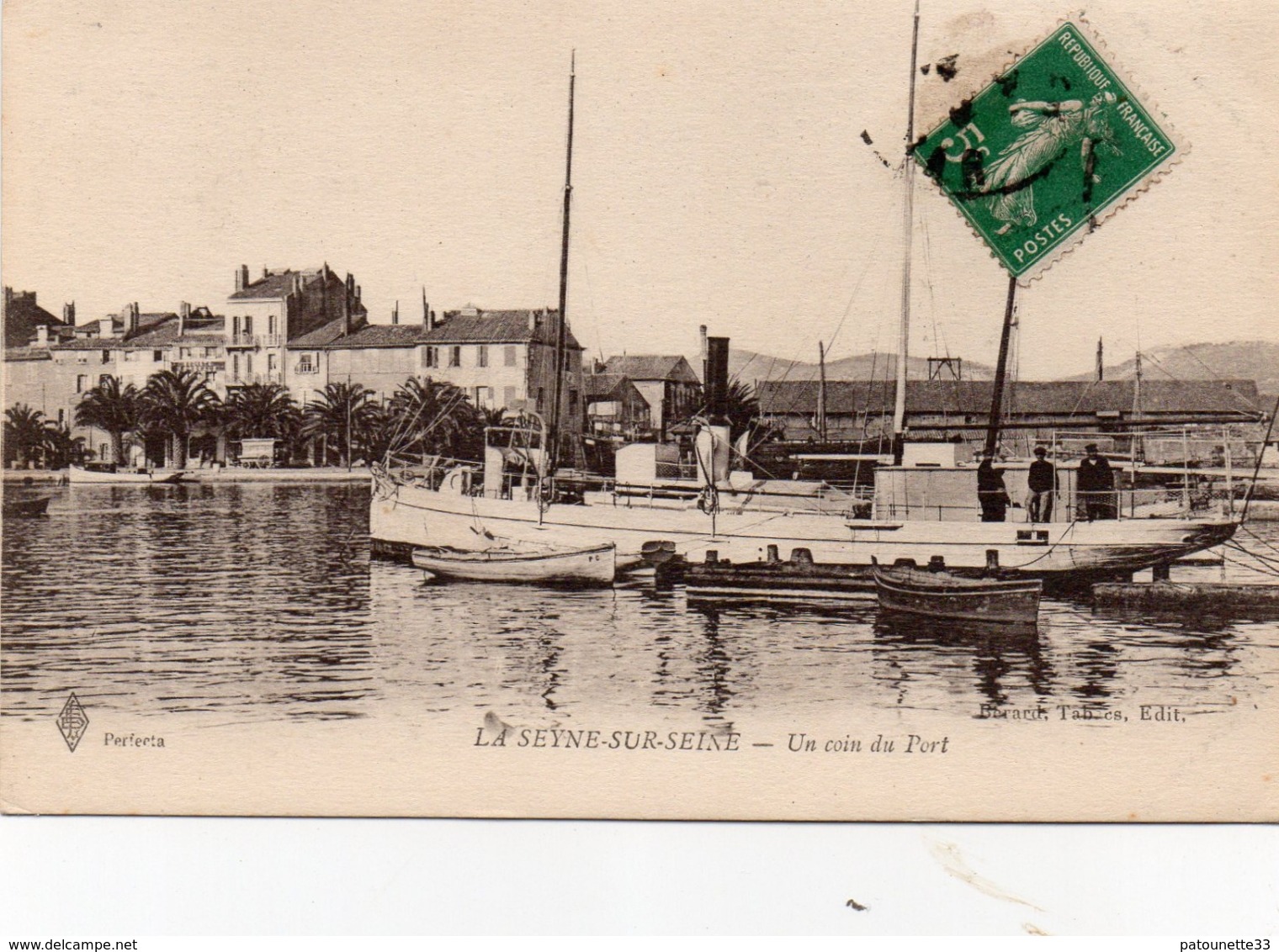 83 LA SEYNE UN COIN DU PORT ANIMEE BATEAU BARQUES - La Seyne-sur-Mer