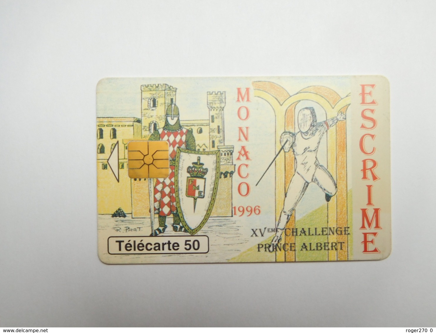 Télécarte Monaco , Escrime ; MF40 , Bon état - Monace
