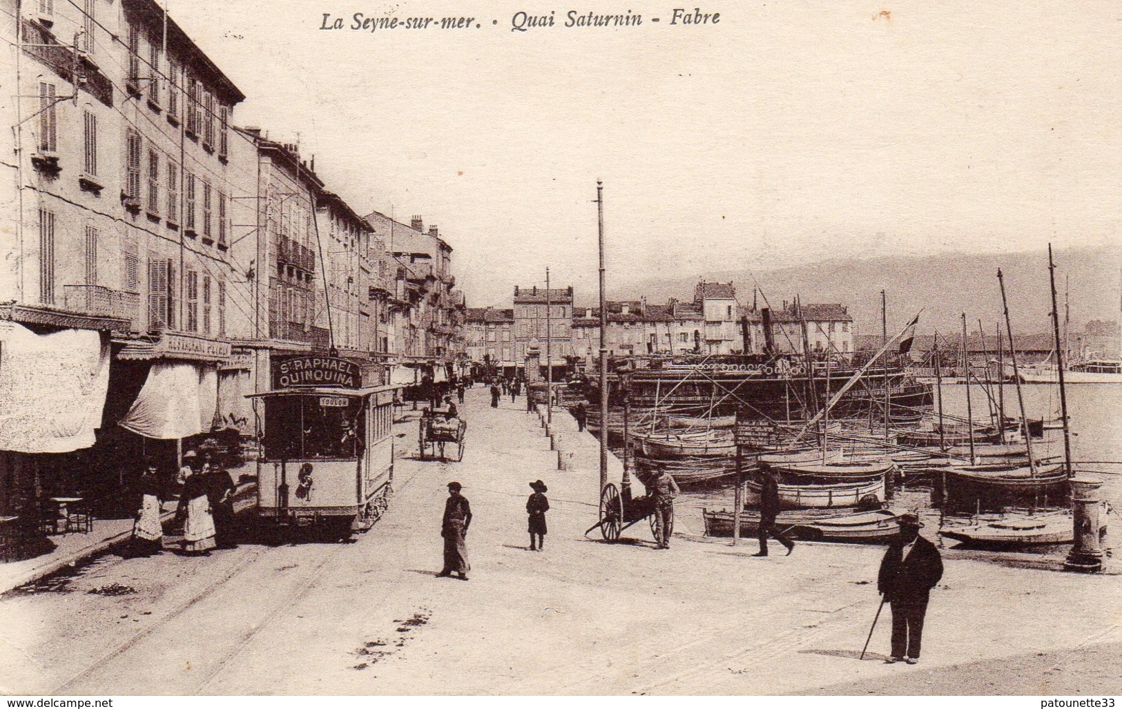 83 LA SEYNE QUAI SATURNIN FABRE ANIMEE TRAMWAY RESTAURANT - La Seyne-sur-Mer